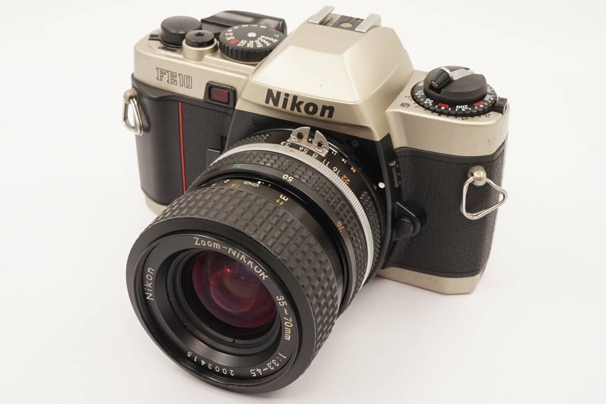 早い者勝8日、月曜日のみ価格Nikon FE10 35-70mmレンズ完動美