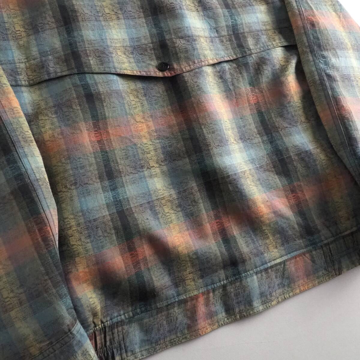 ラコステ Lacoste 希少 ブルゾン スイングトップ チェック柄 ワニ刺 美