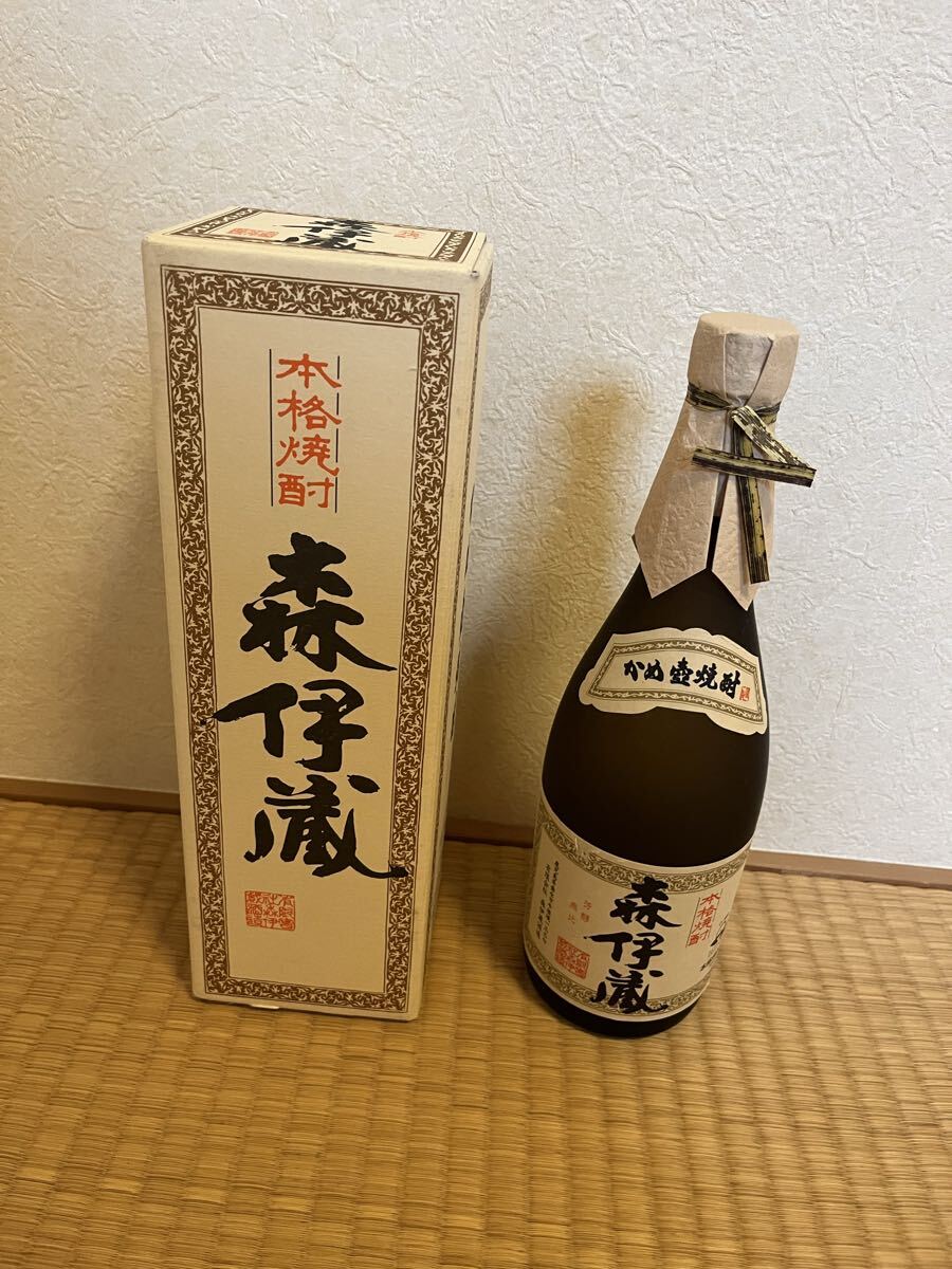未開栓 本格焼酎 森伊蔵 720ml 25度 かめ壺焼酎 芋焼酎 箱付