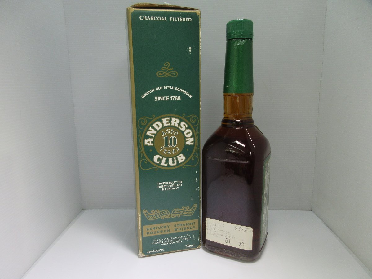 ANDERSON CLUB 10年バーボンウイスキー ANDERSON CLUB 10年バーボン