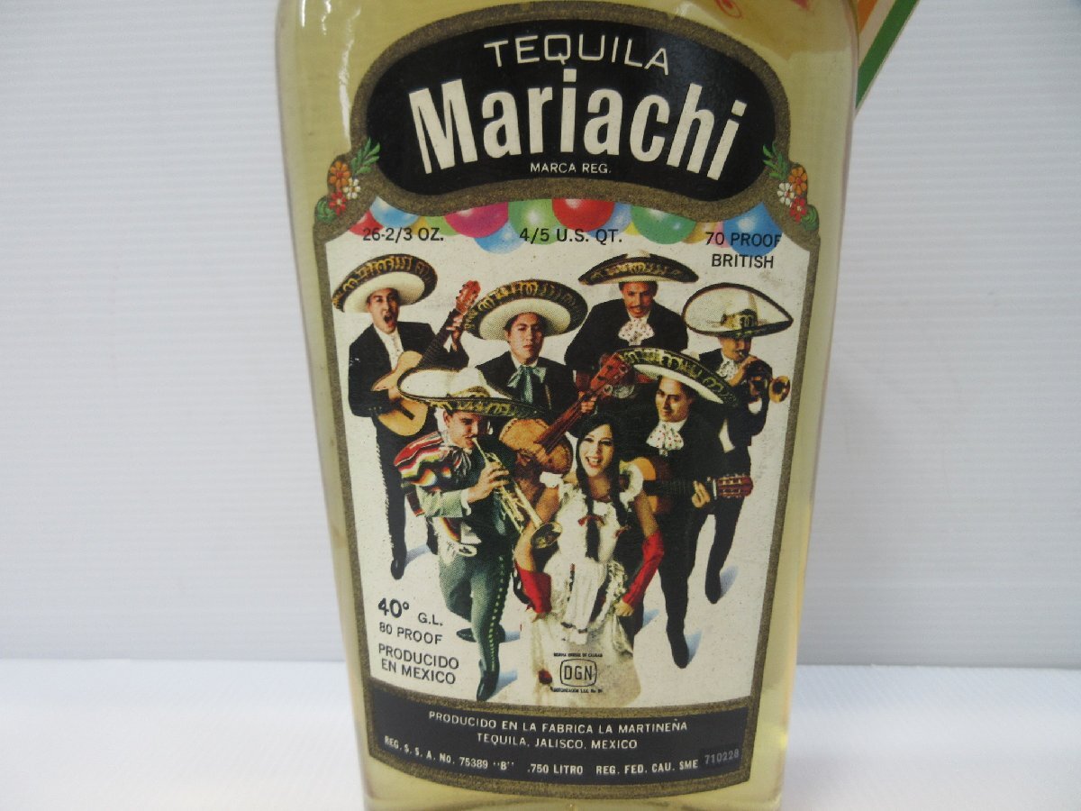 古酒テキーラ マリアッチ Mariachi 760ml 40% テキーラ スピリッツ