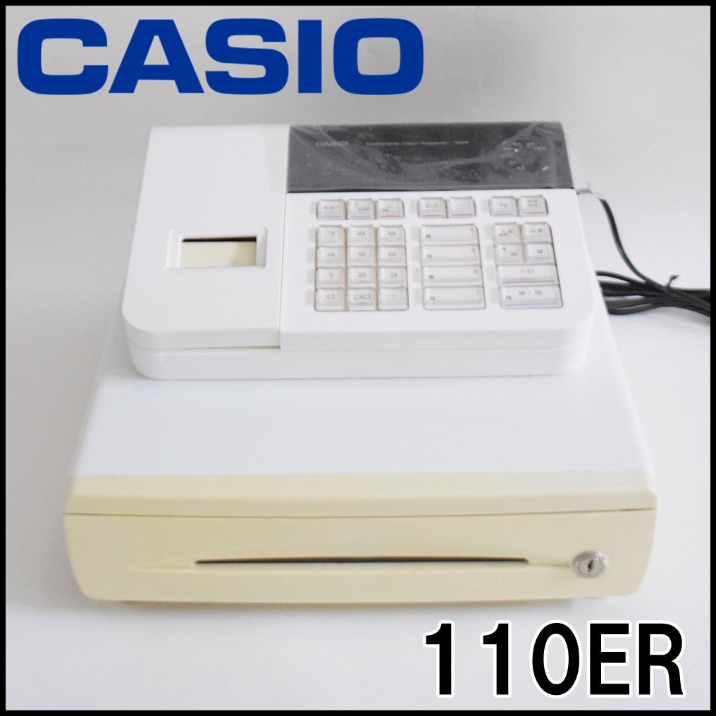 訳あり 外観美品 CASIO 電子レジスター 割引 110ER ストロークキー方式