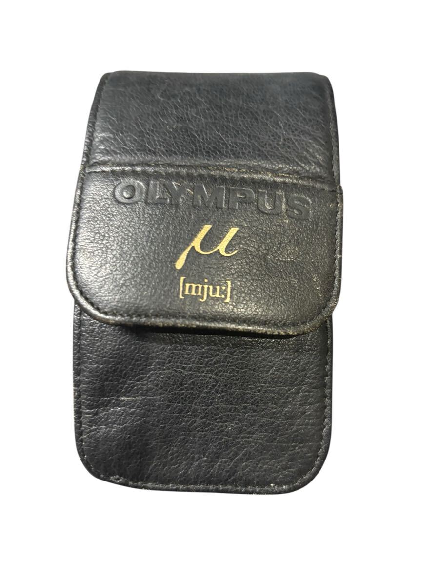 Olympus μ[mju:] ZOOM115 DELUXE 本革ケース付 匿名 Olympus μ[mju