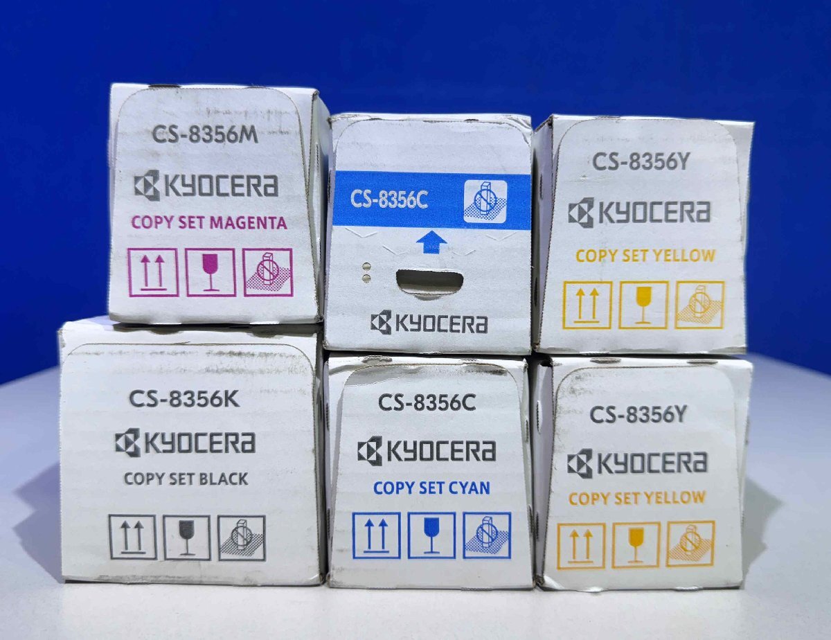 越谷発】【KYOCERA 京セラ】 CS-8356 ☆ 4色合計6本セット 落書きアリ☆