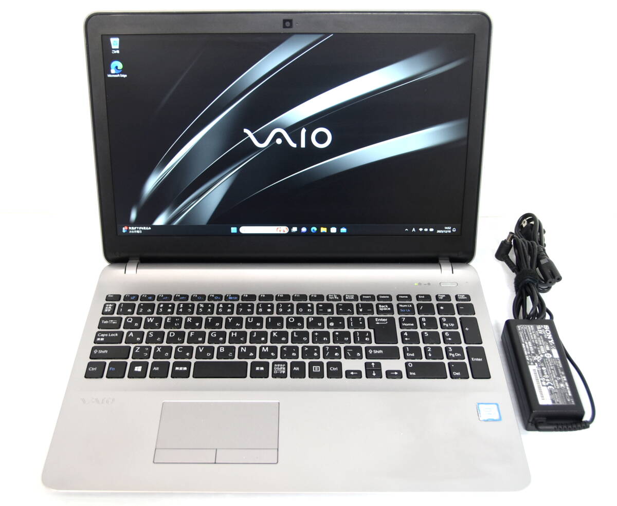 ☆ VAIO S15 VJS152C11N Core i7-7700HQ 2.8(3.8)GHz/NVMe 128GB+HDD