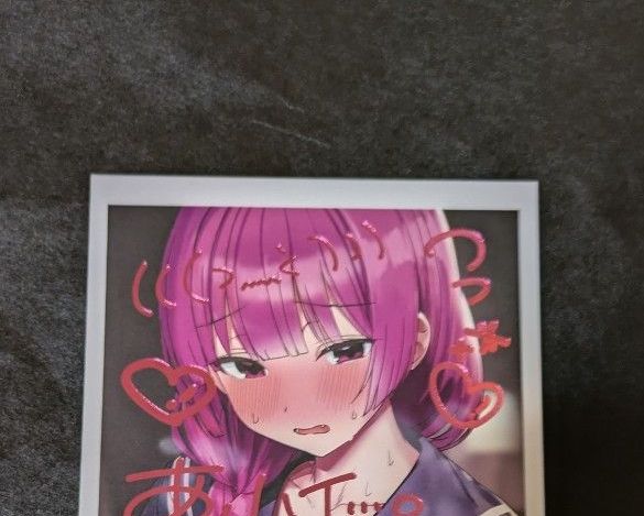 C107 ろうか ぼっちざろっく きくり チェキ風イラストカード 会場