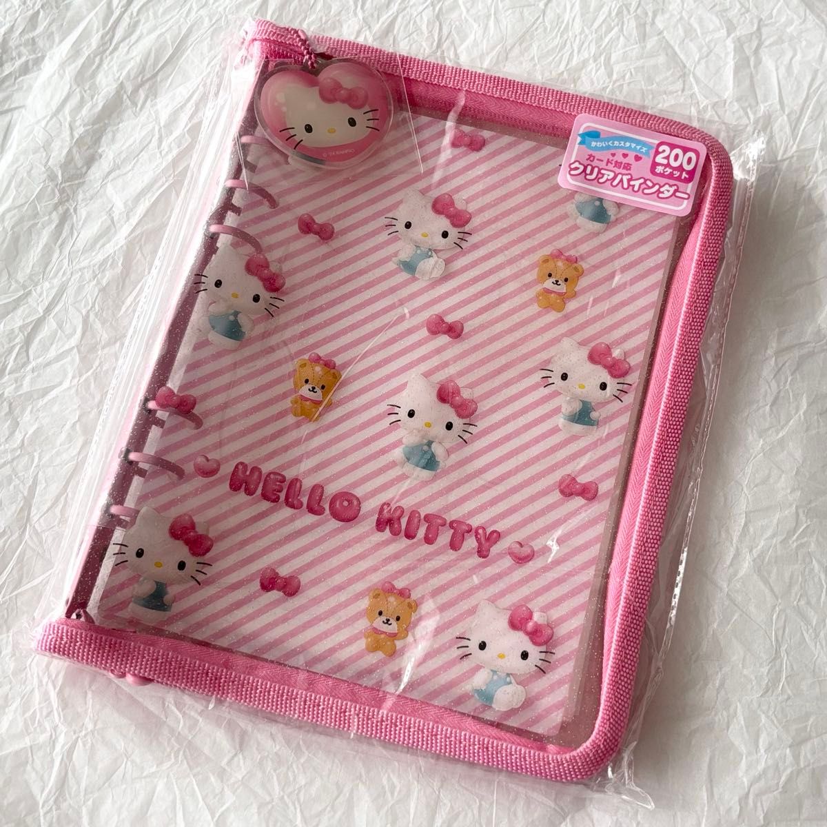 サンリオ クリアでぷっくり3Dデザインシリーズ クリアバインダー