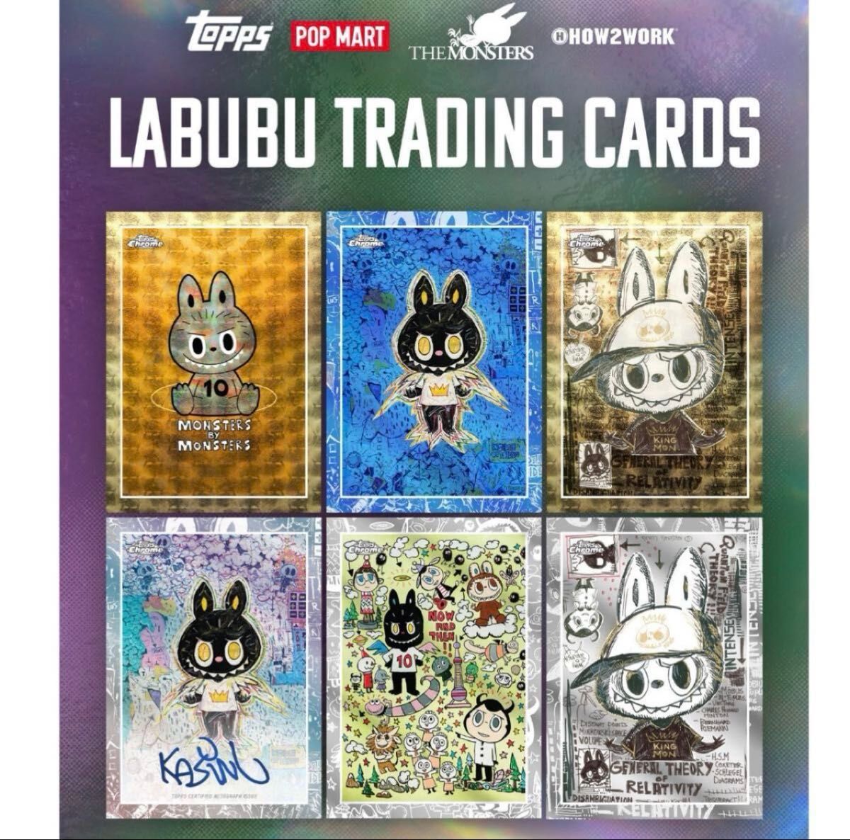 2025 topps chrome labubu 10th アニバーサリー ボックス ラブブ