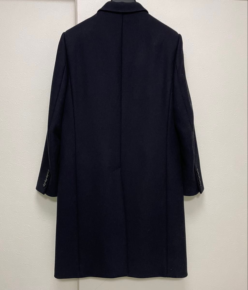 20AW CELINE ダブルブレスト チェスターコート ダークネイビー