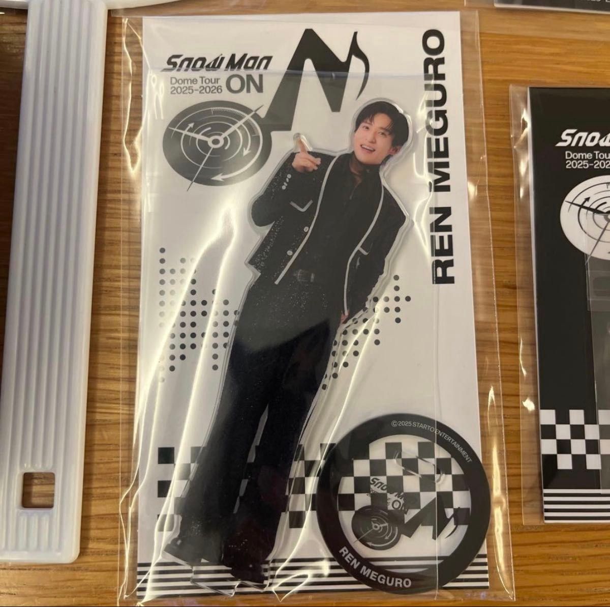 即日発送新品未使用品】 Snow Man Dome Tour 2025-2026 ON 目黒蓮6点