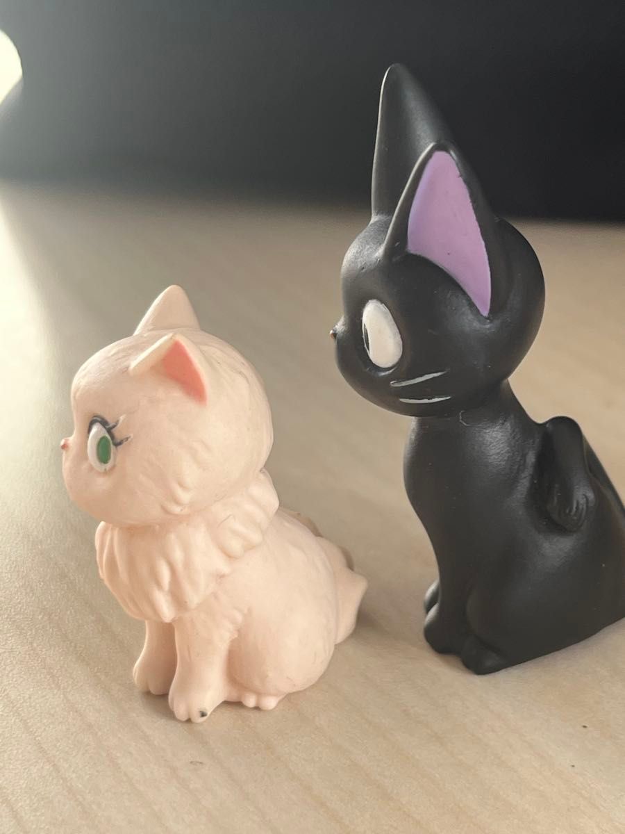 希少 廃盤品】魔女の宅急便 ジジ リリー 指人形 フィギュア 2個セット