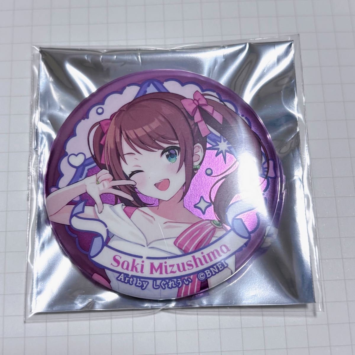 アイドルマスター しぐれうい コラボ 水嶋咲 缶バッジ sideM アイマス