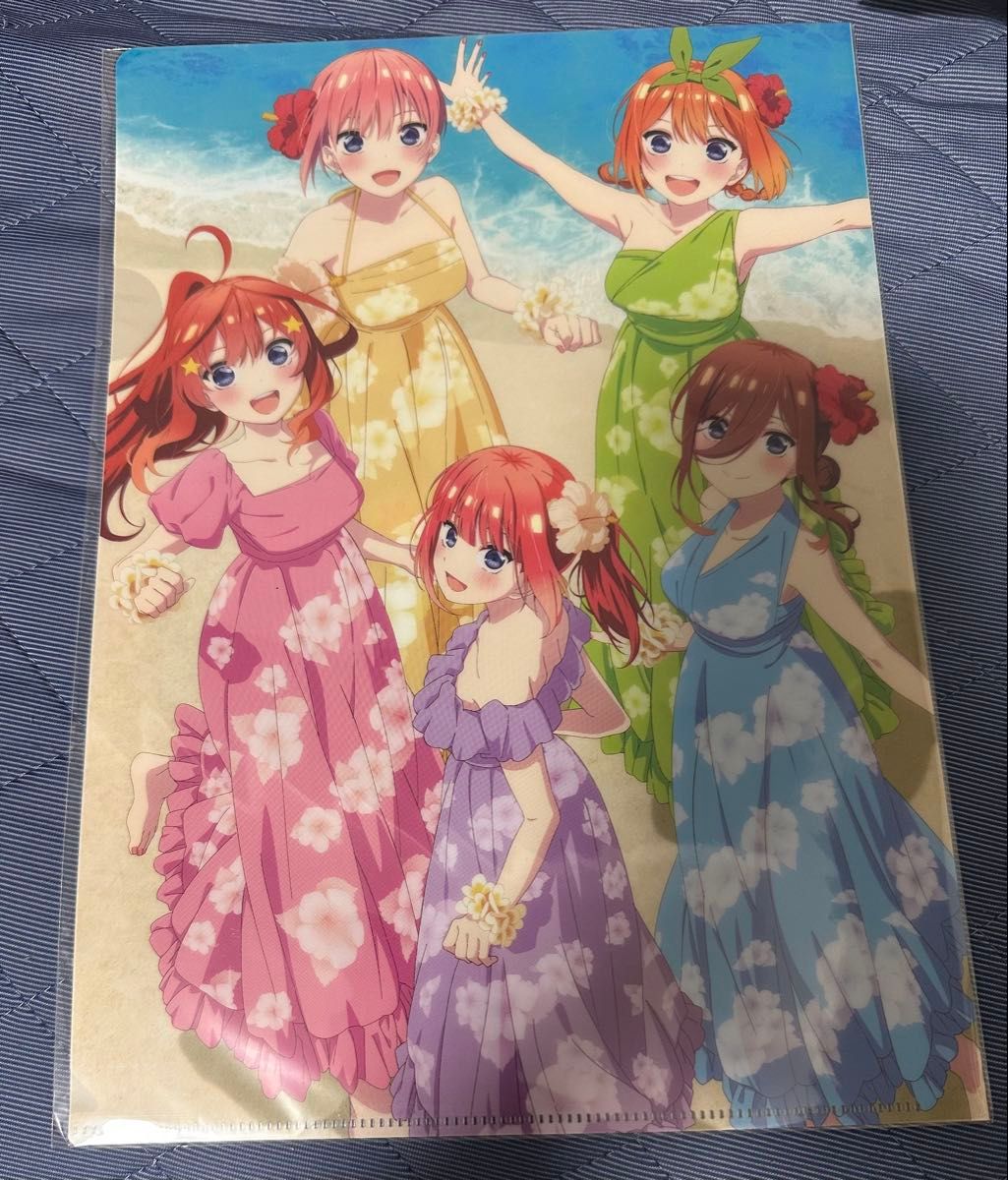 D64映画 五等分の花嫁 クリアファイル 5枚 5人 全員 コンプ ムビチケ