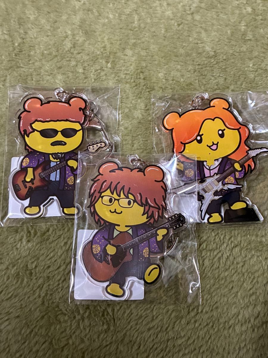 ALFEEポテくまくんアクリルキーホルダー (SAKURAI/SAKAZAKI/TAKAMIY) 3