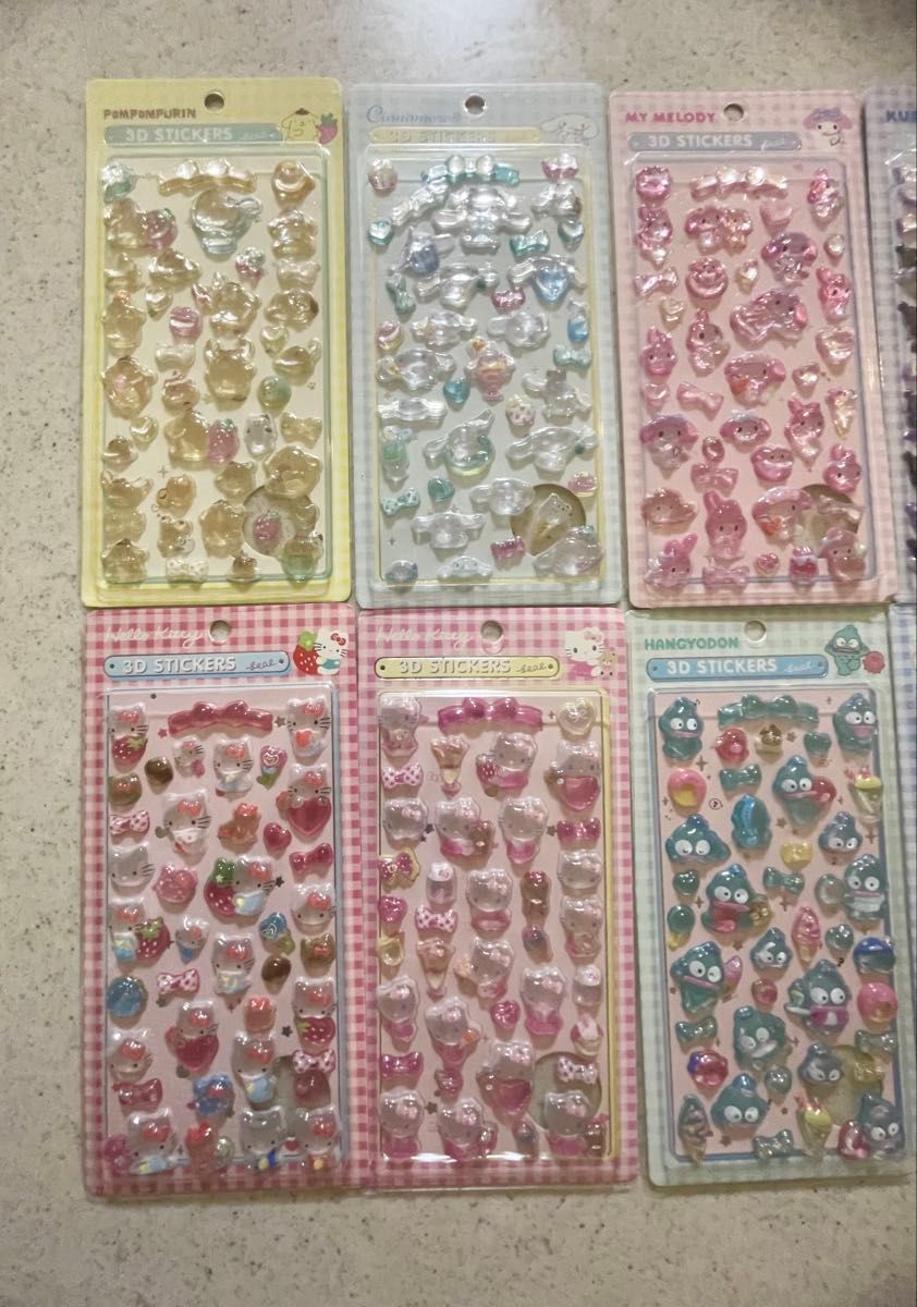 サンリオ ボンボンドロップシール 第2弾 コンプリート 8枚セット