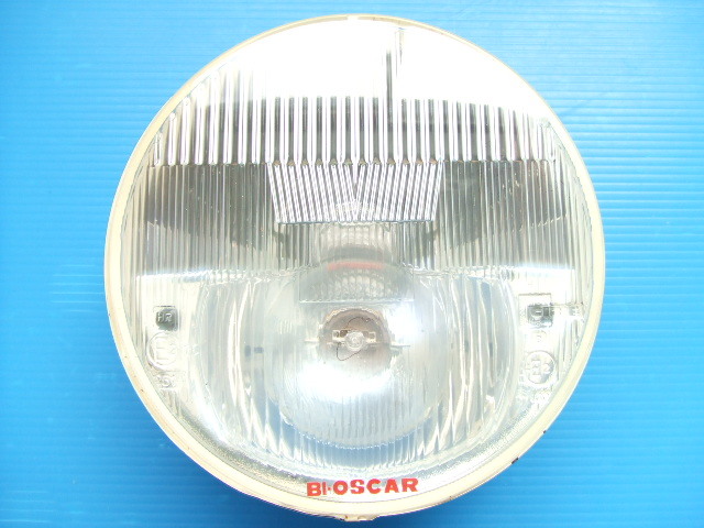 当時物シビエスーパーオスカー凹みレンズ付きヘッドライトASSY