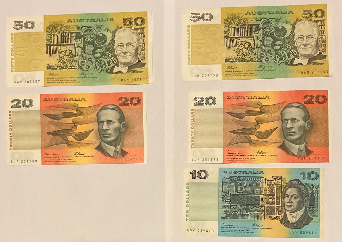 オーストラリア 旧紙幣 セット 【ITN4FH9Y06PE】オーストラリアドル