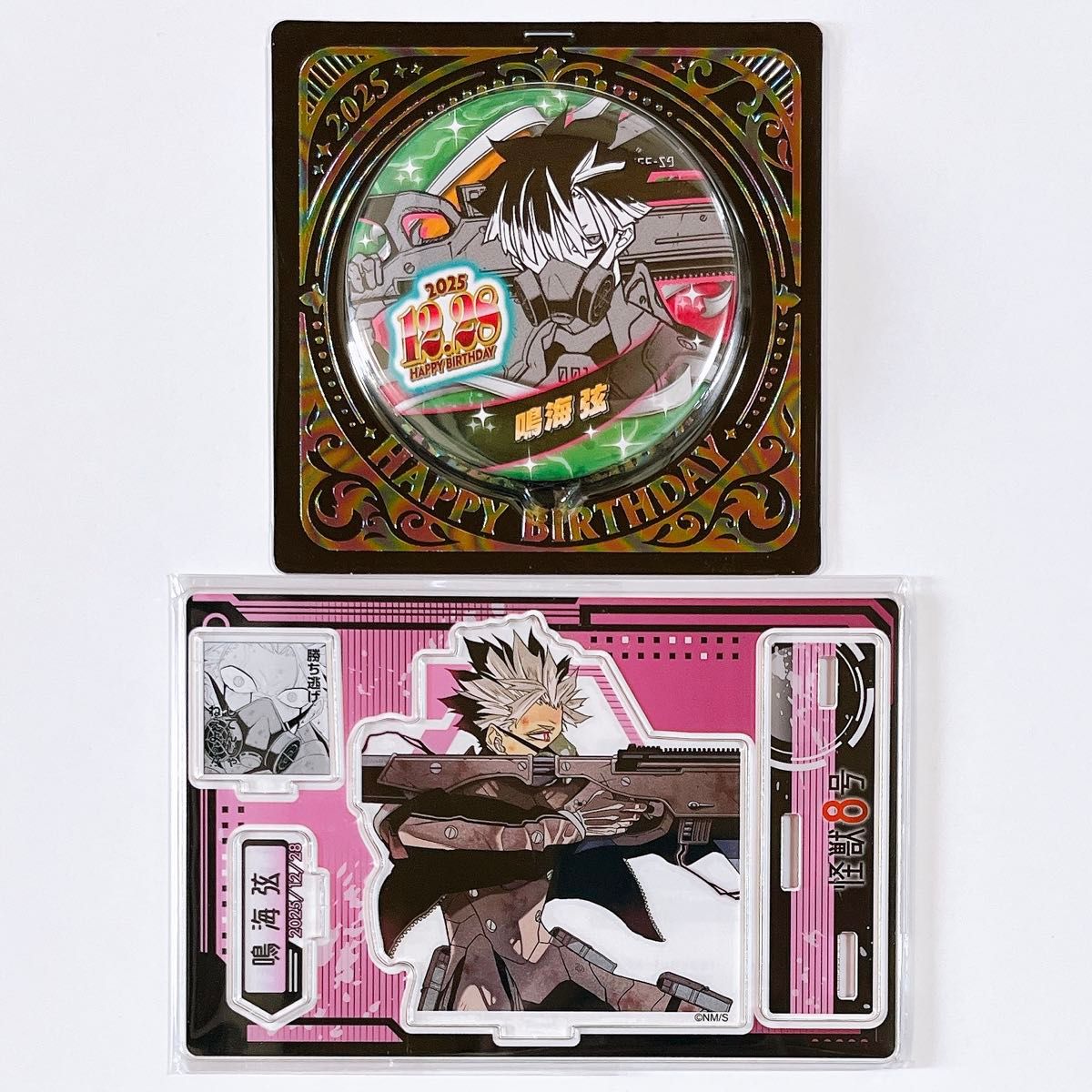 怪獣8号 バースデイ 2025 鳴海弦 缶バッジ 名場面ジオラマフィギュア 2