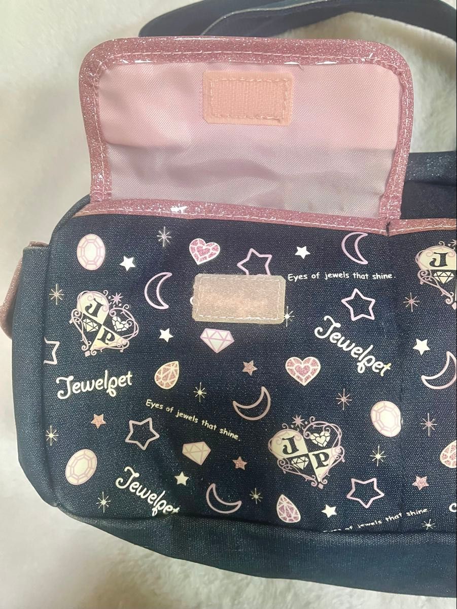 ジュエルペット バッグ ルビー ガーネット サフィー デニム 平成