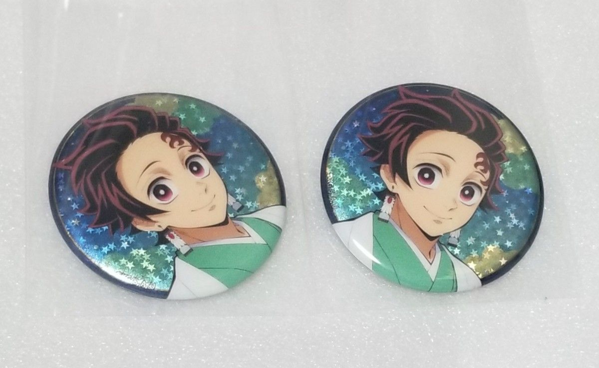 あ*み様 鬼滅の刃 まるかく 缶バッジ 炭治郎 当たり あたり ジャン