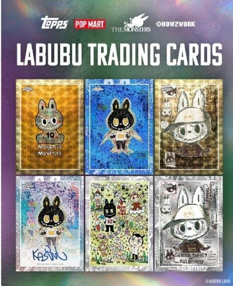 Topps chrome Labubu 3box 未開封 セット 2025 Topps Chrome Labubu