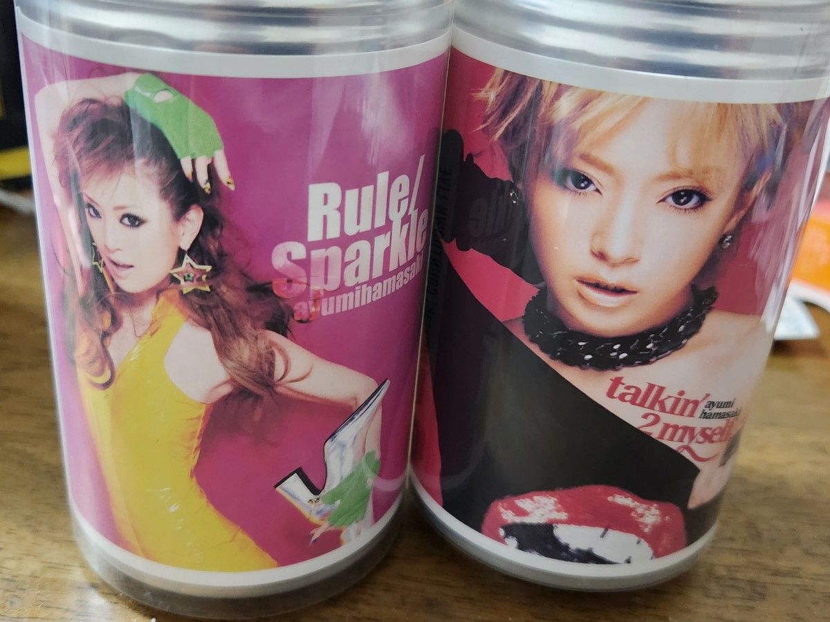 浜崎あゆみ オリジナルラベル缶 2種類セット新品未開封品 浜崎あゆみ缶