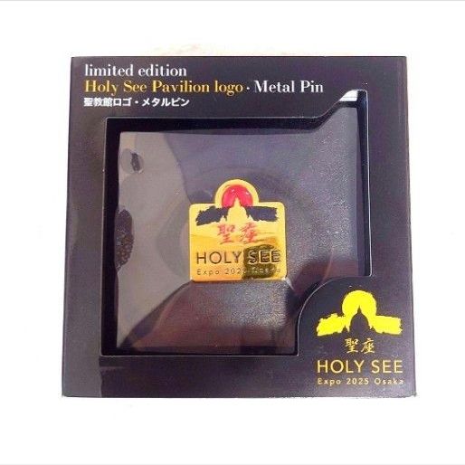 大阪 関西 万博 イタリア館 限定 バチカン ピンバッジケース付き