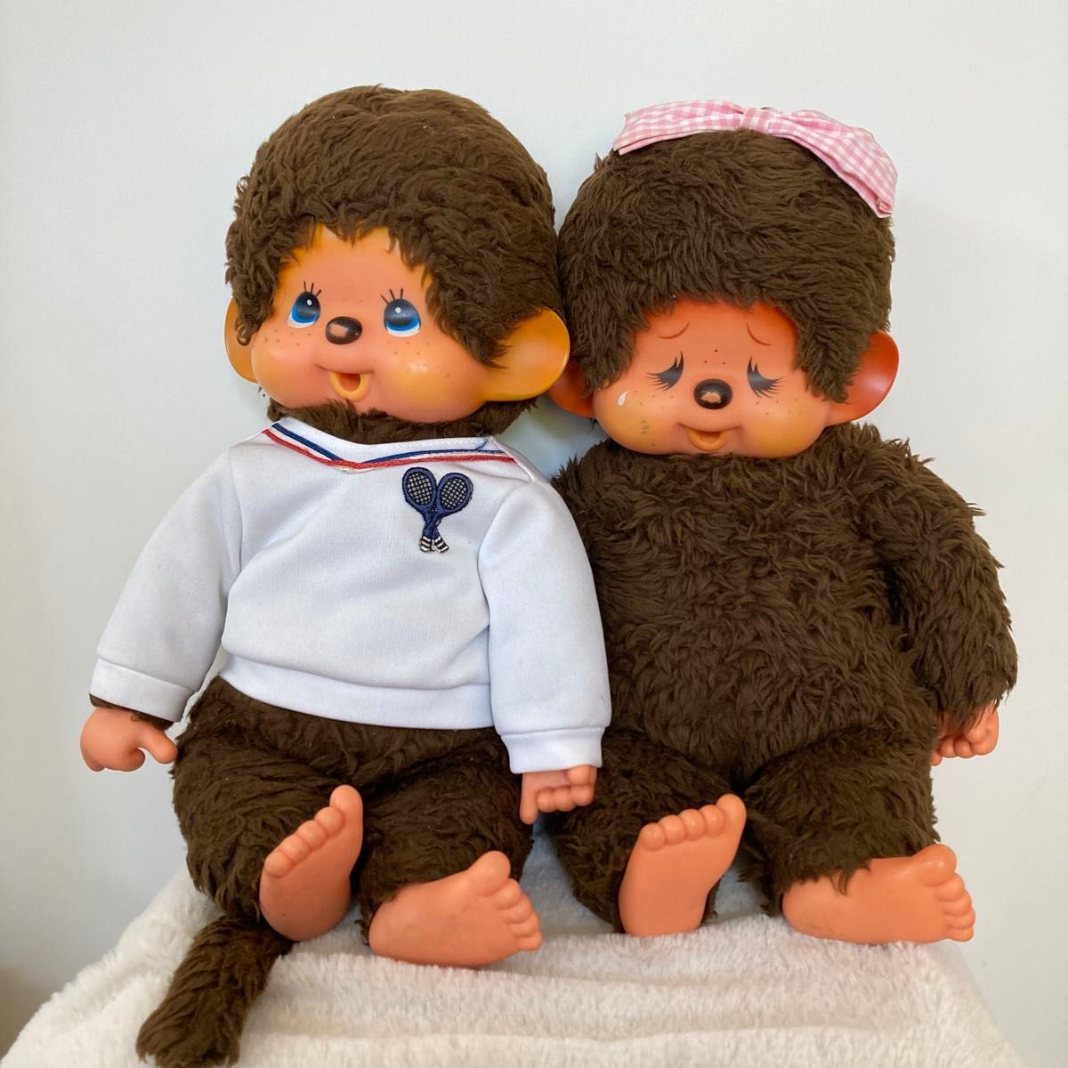 BIGモンチッチ ぬいぐるみ 男の子 女の子 2体セット 昭和レトロ