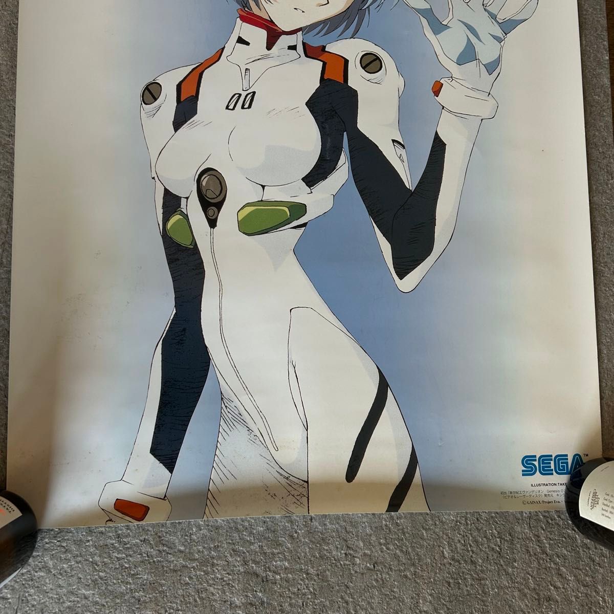 エヴァンゲリオン SEGA ポスター 非売品 綾波レイ 新世紀