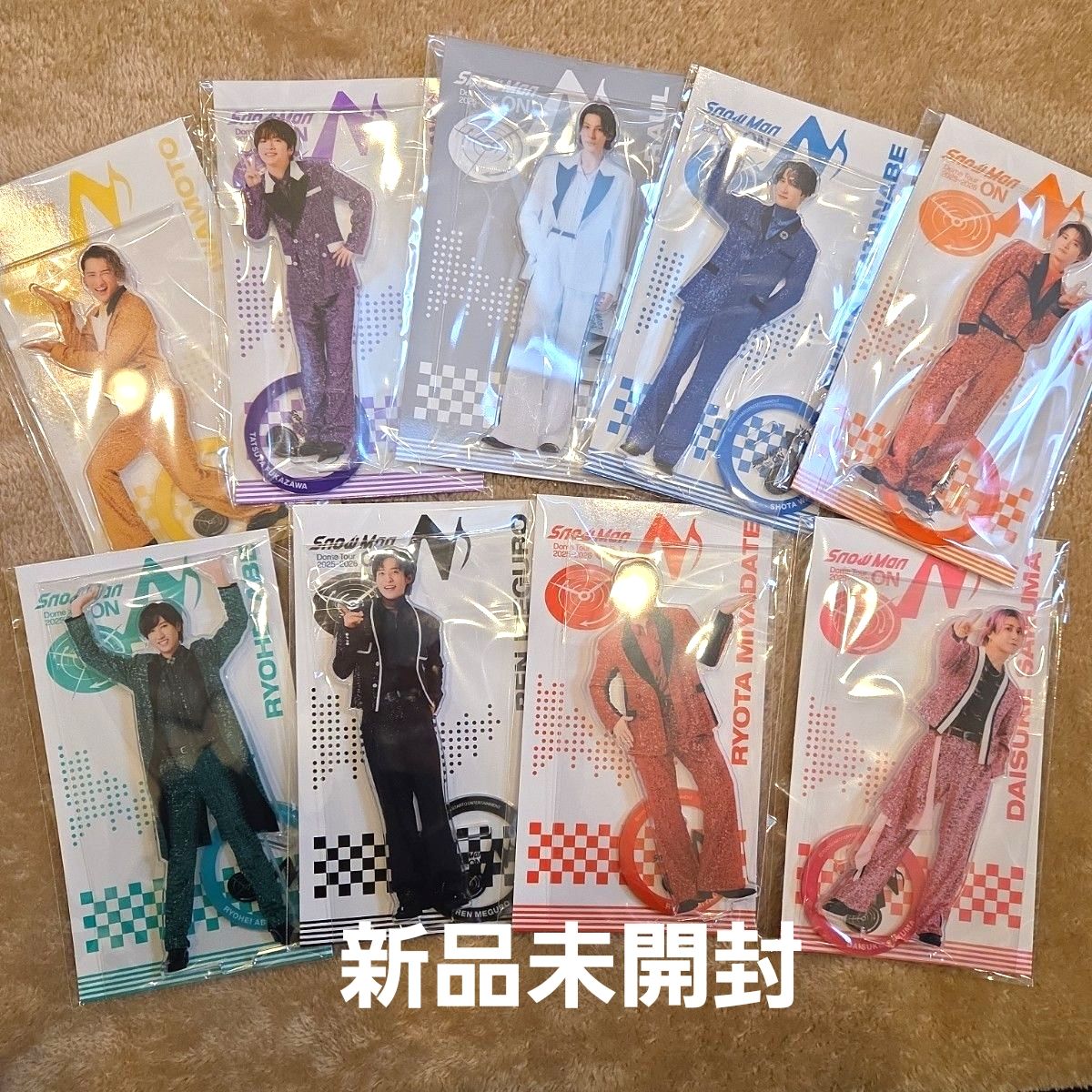 新品未開封】Snow Man ON アクスタ アクリルスタンド 全員セット 新品