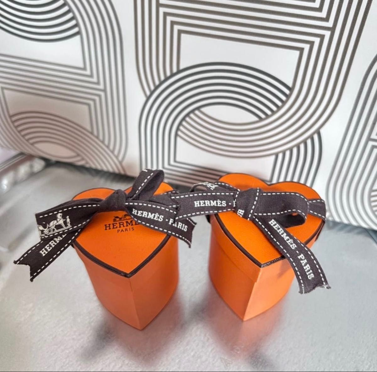 バレンタイン限定 ハート型ツイリーボックス（1個） エルメス HERMES