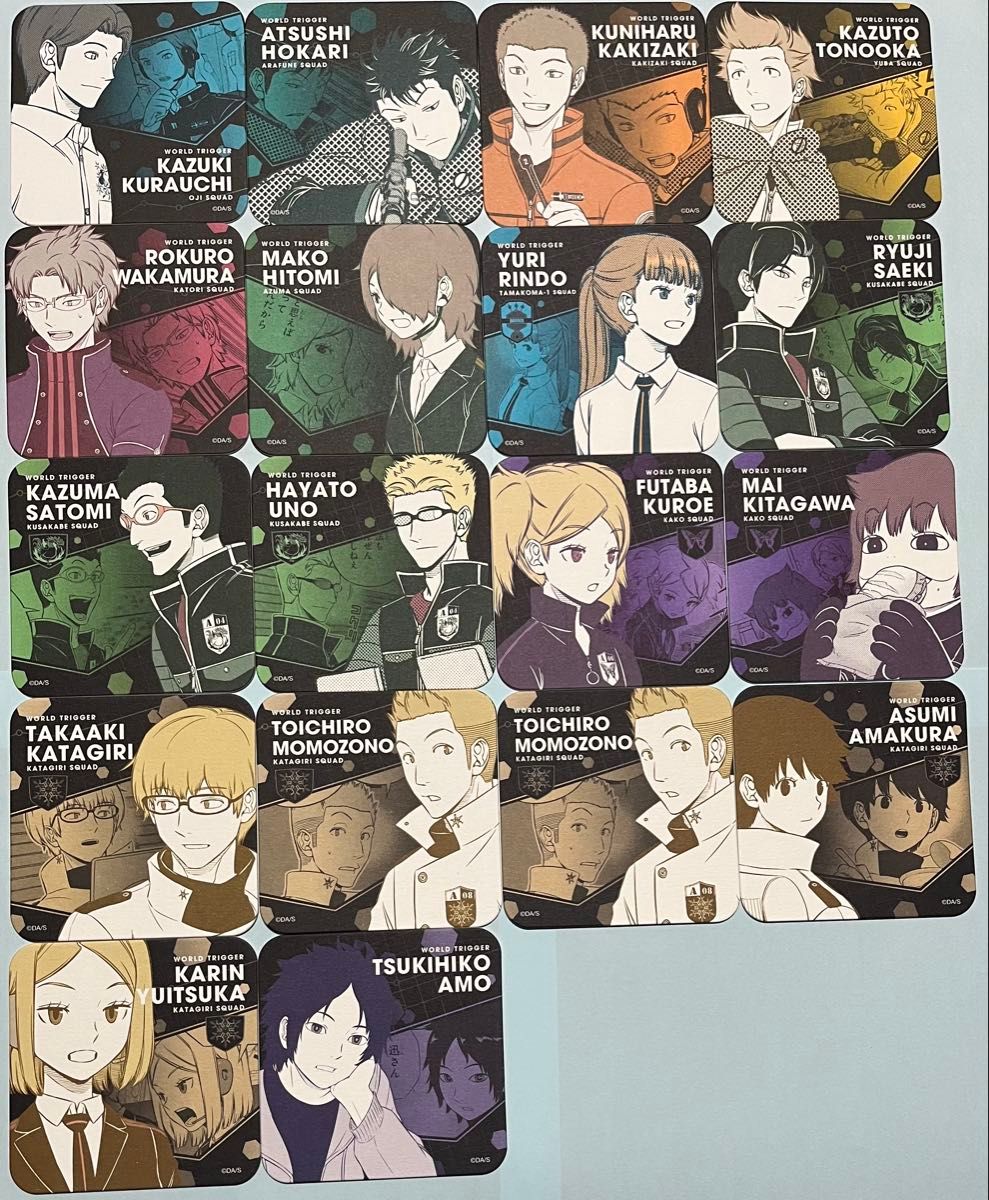 ワールドトリガー アートコースター 第2弾 太刀川 二宮｜Yahoo!フリマ