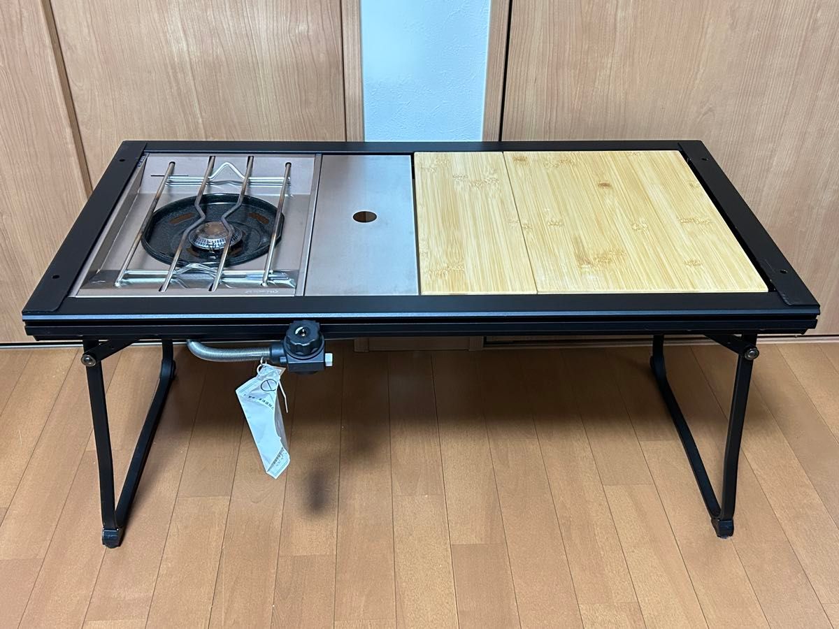 スノーピーク エントリーIGTブラック＋フラットバーナー＋ステンレス