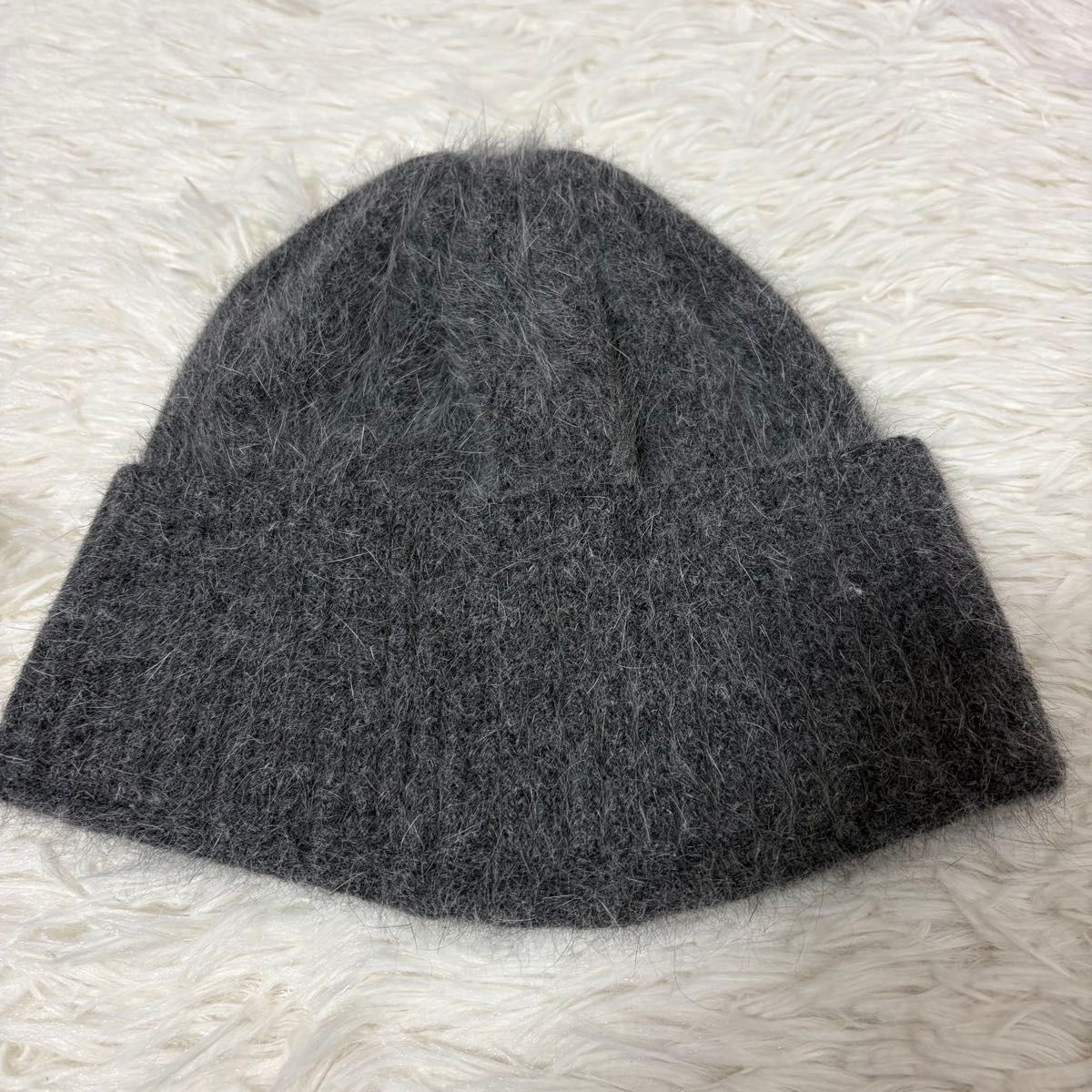 美品【MONCLER モンクレール】ニット帽 レディース 激レア アンゴラ80