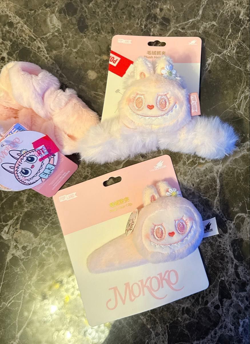 レア POPLAND 限定品 MOKOKO ヘアクリップ ヘアピン シュシュ モココ