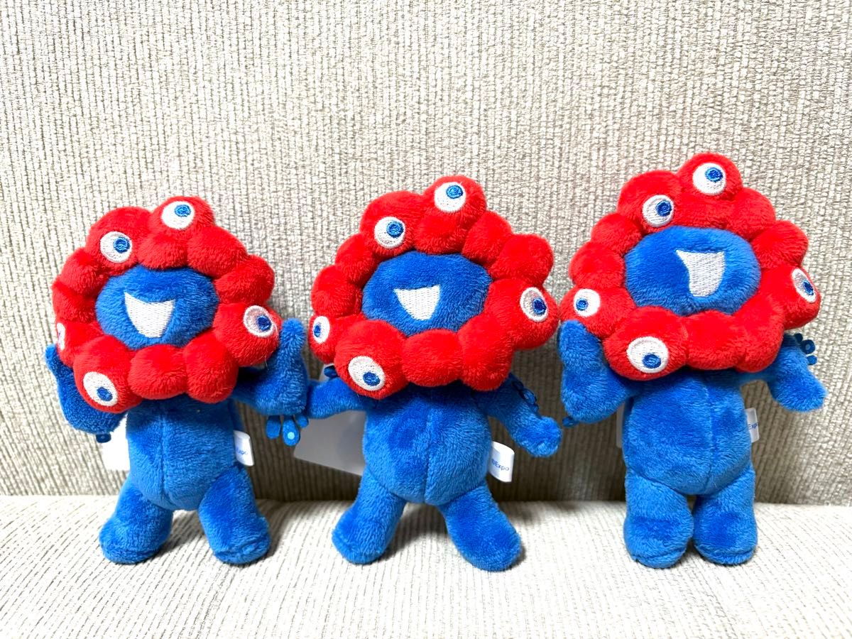 ミャクミャク・ボールチェーン マスコット(a b c) セット｜Yahoo