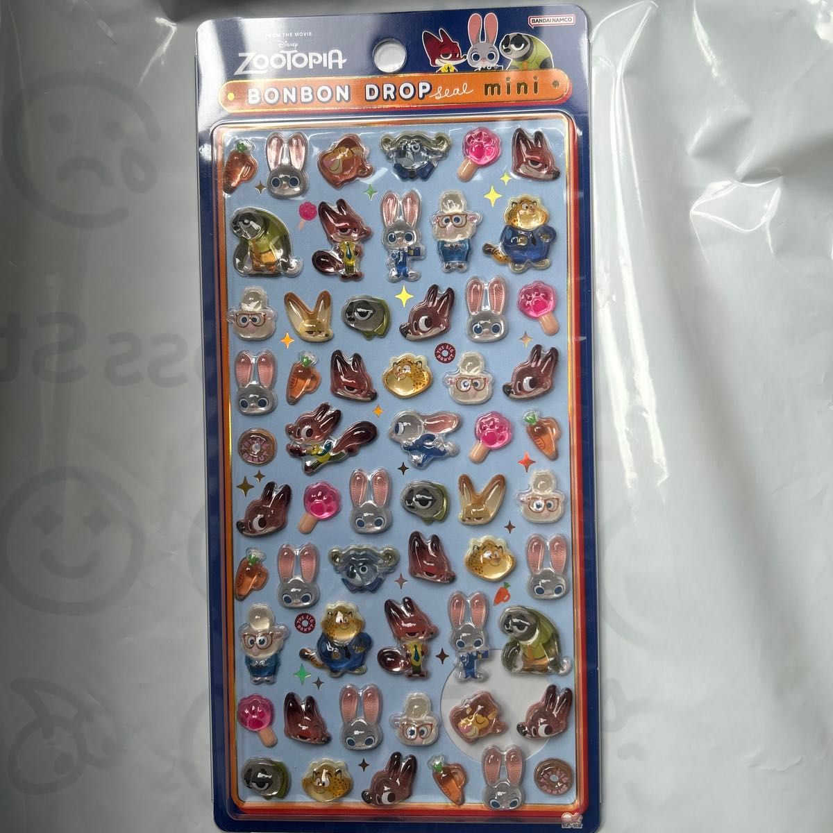 正規品 ディズニー ズートピア ボンボンドロップ シール ミニ mini