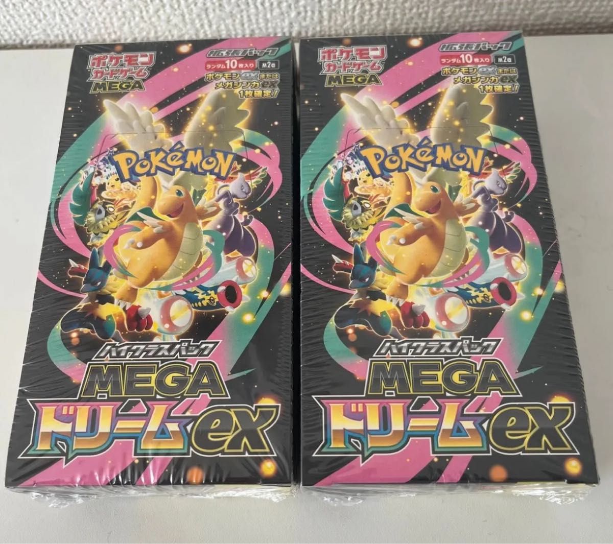 ポケモンカードゲーム MEGA ドリームEX シュリンク付き 2BOX メガ