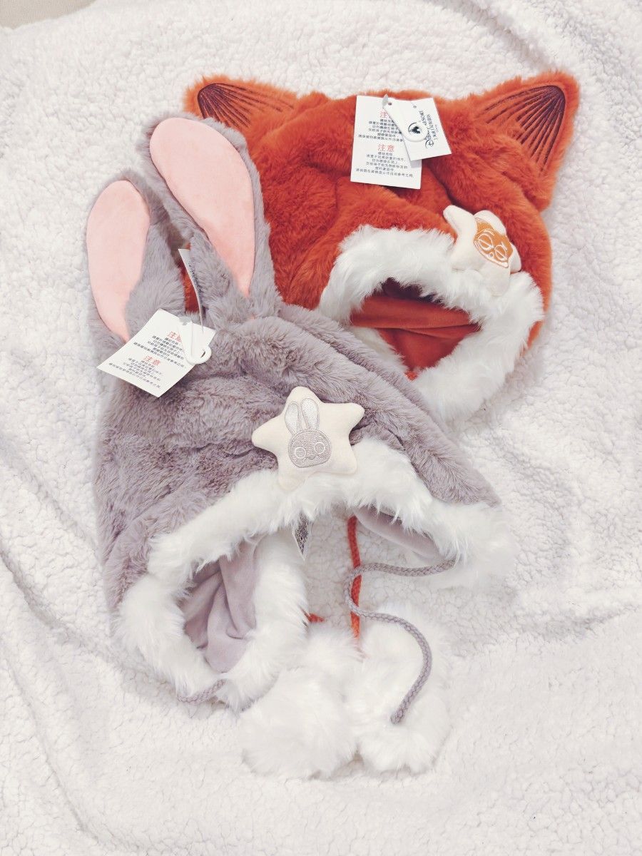 ズートピア ファンキャップ ジュディ ニック 上海ディズニー限定 2点