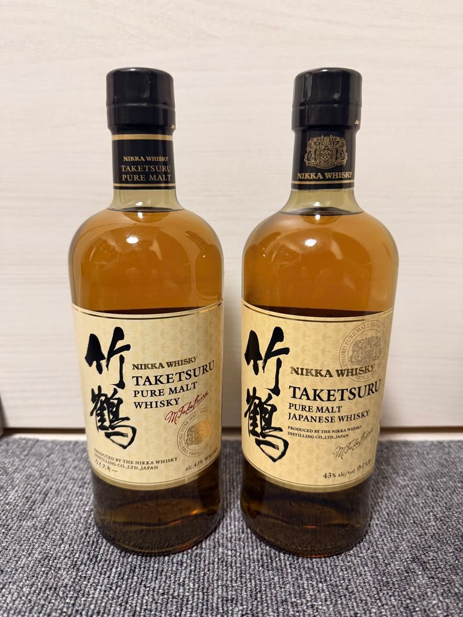 ニッカ 竹鶴 ピュアモルト 新旧飲み比べ 竹鶴 新旧2本セット 竹鶴