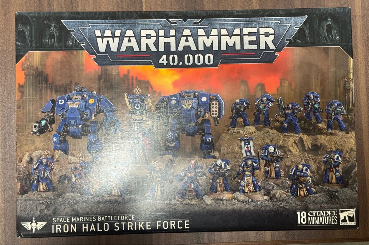 ウォーハンマー 40k バトルフォース スペースマリーン 鋼鉄の光輪”打撃