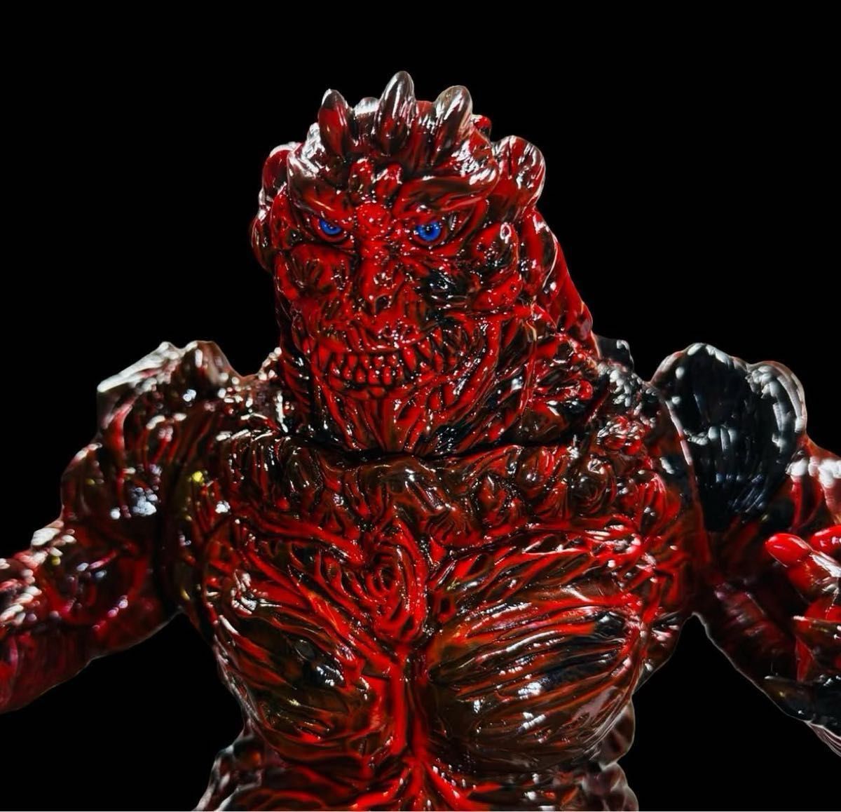 当選品 赤目天使 ゴジラ ソフビ フィギュア バーニング 狂人会 核