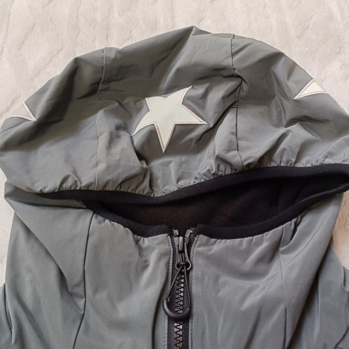 F.C.R.B. LYCRA HOOD BLOUSON XL グレー