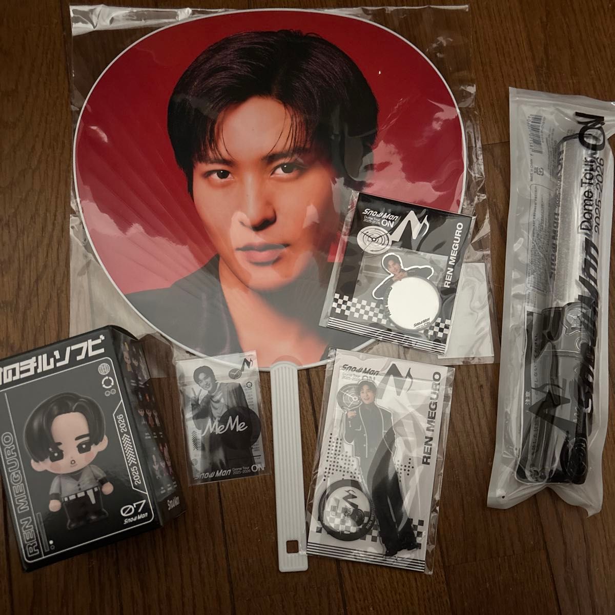 SnowMan 目黒蓮 ペンライト うちわ ソフビ Snow Man Dome Tour 2025