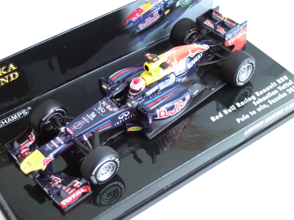 Yahoo!オークション - 1/43 レッドブル RB8 S．ベッテル 「日本GP 鈴