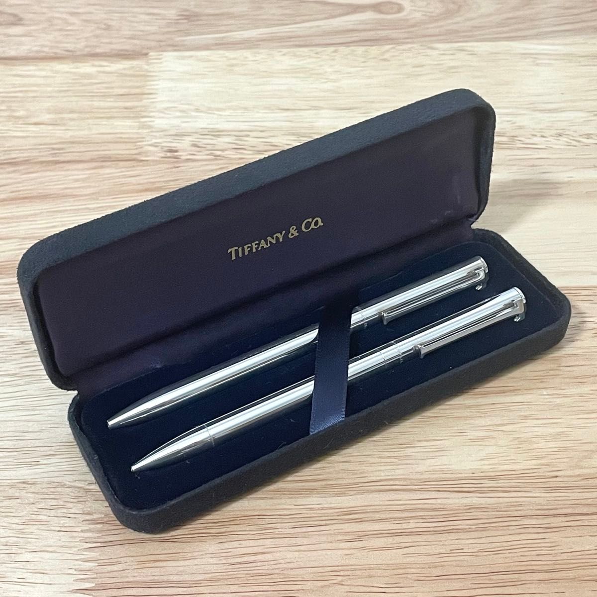 刻印あり】ティファニーボールペンスターリングシルバー925純正ポーチ