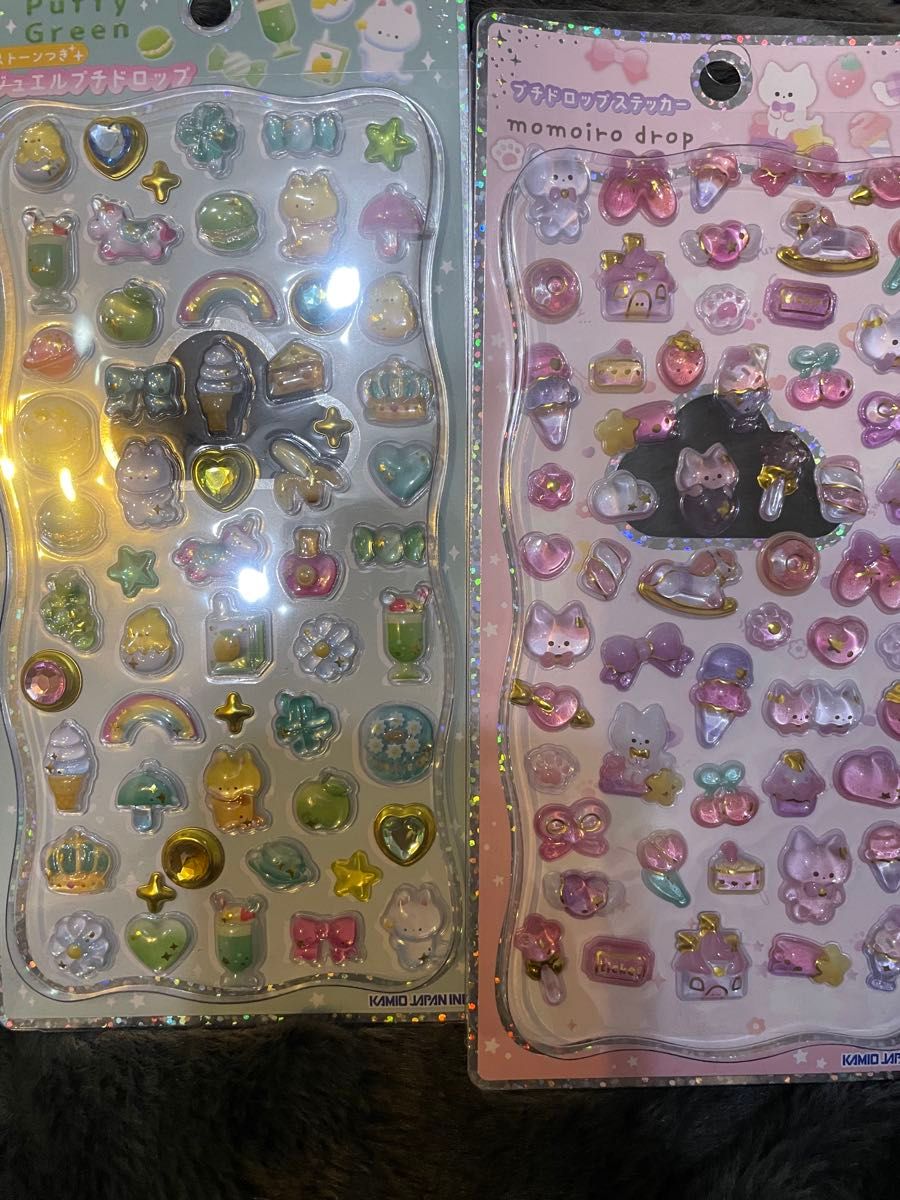 プチドロップステッカー ジュエルプチドロップ ボンボンドロップシール