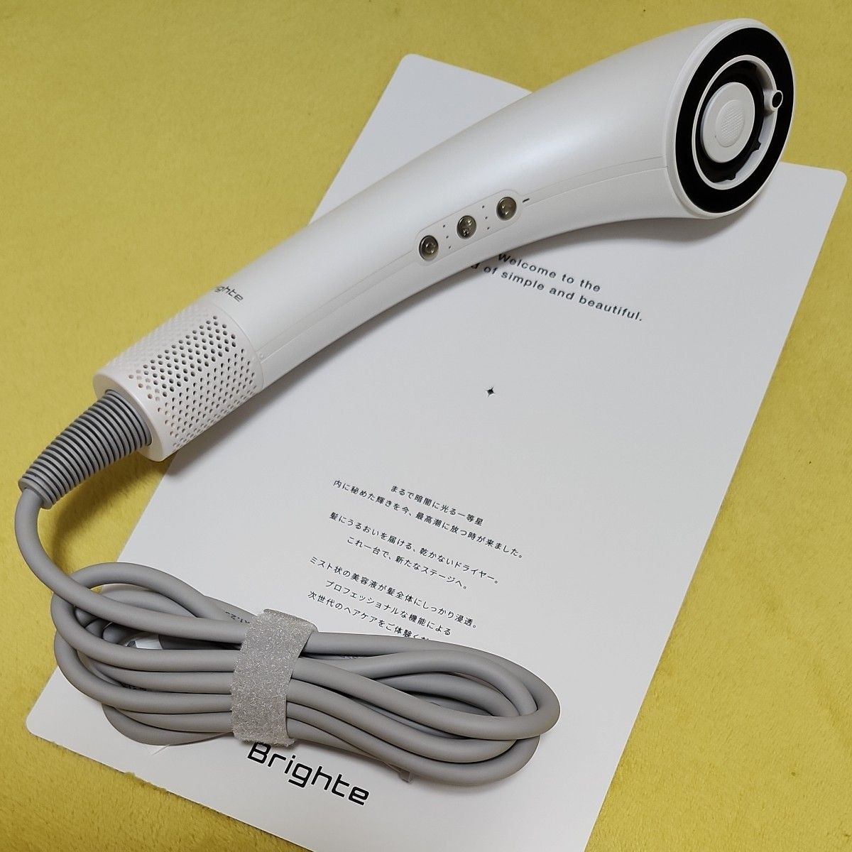 ブライト シャワードライヤー（ホワイト） BRT-SD173WH Brighte SHOWER