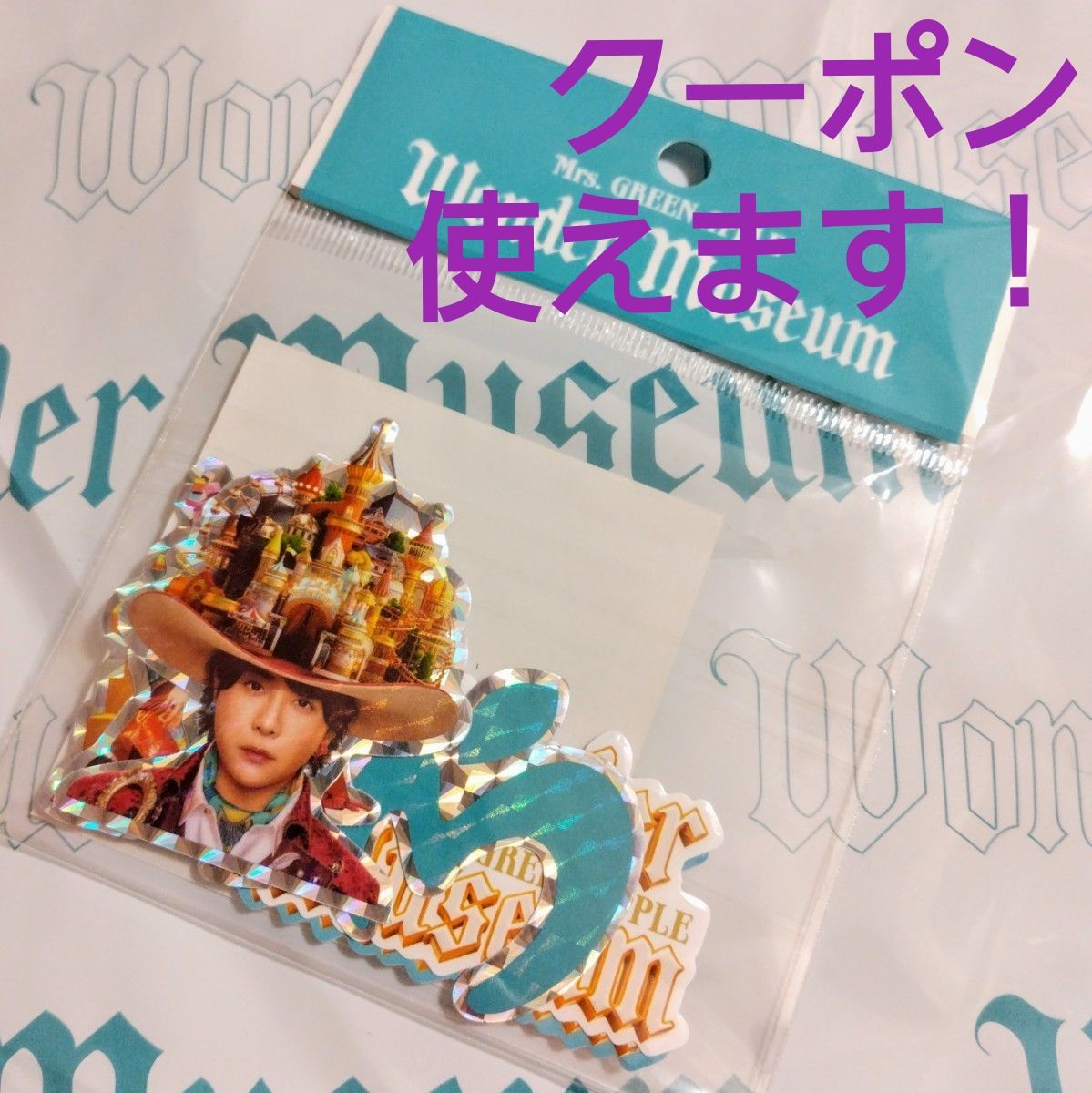 新品 未開封 ステッカーセット 6枚入り WonderMuseum ワンダー