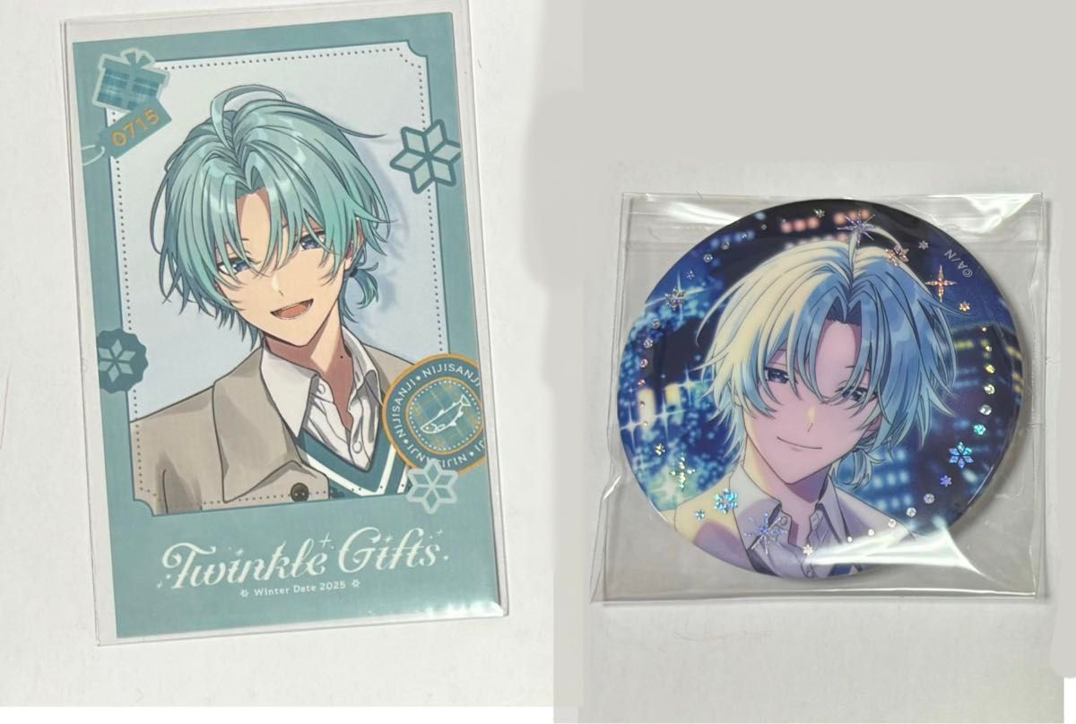 渚トラウト にじさんじ ウィンターデート チェキ風カード TwinkleGifts